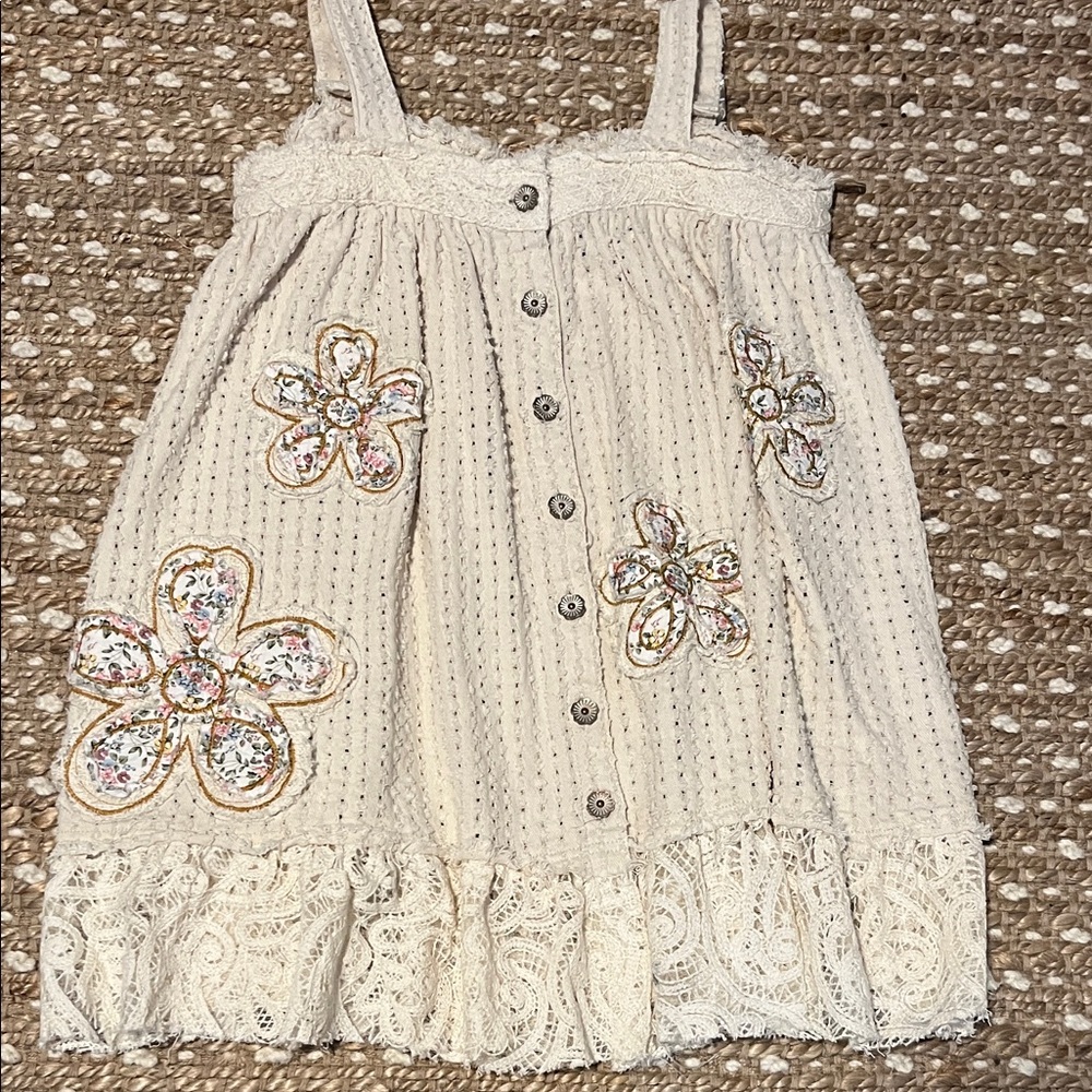 POL Textured Boho Mini Dress